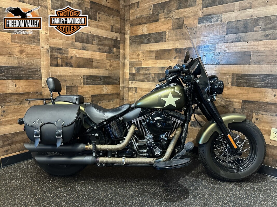2016 Harley-Davidson Softail Slim Olive Gold Denim FLSS