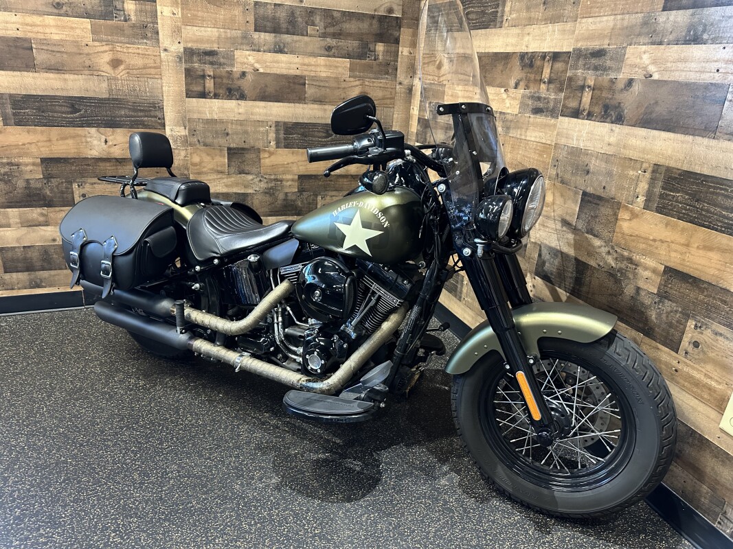 2016 Harley-Davidson Softail Slim Olive Gold Denim FLSS - Photo 3