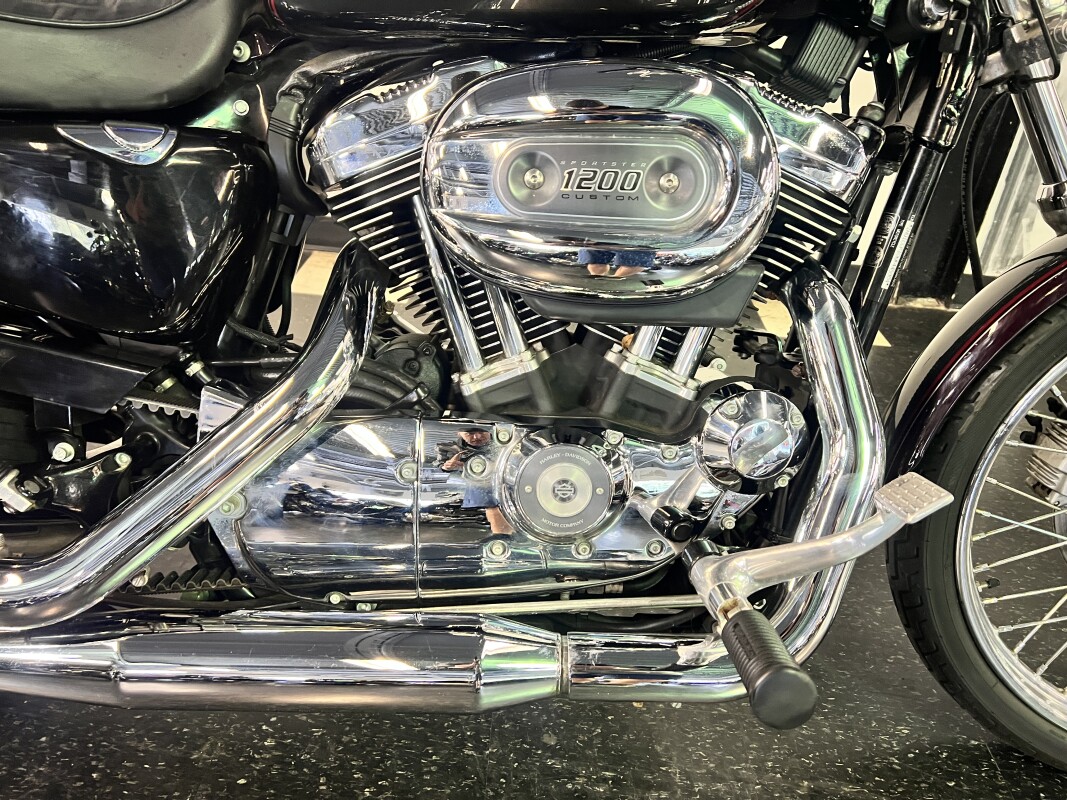 2006 Harley-Davidson 1200 Custom Black Cherry and Black XL1200C - Photo 4