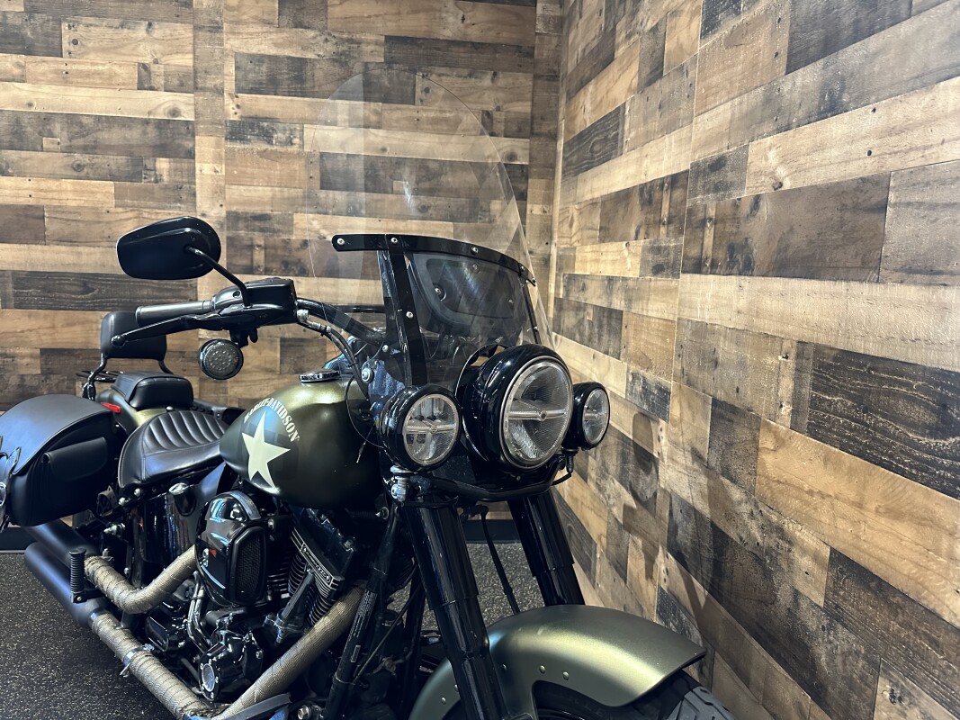 2016 Harley-Davidson Softail Slim Olive Gold Denim FLSS - Photo 5