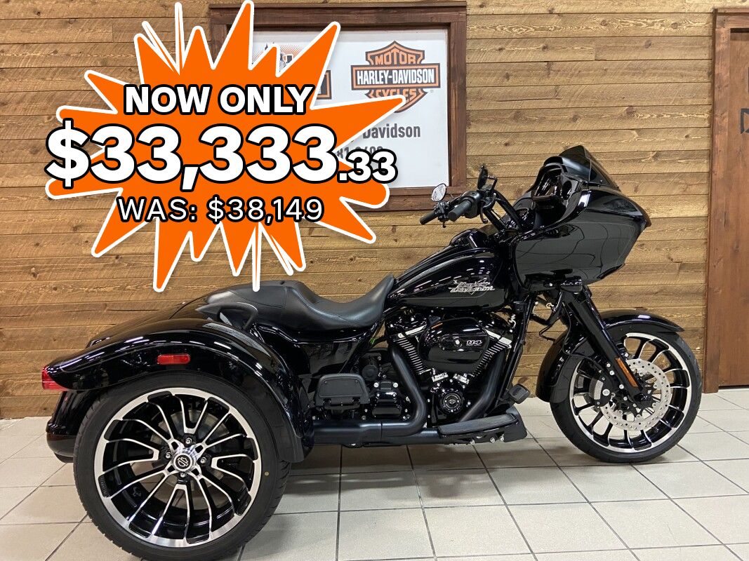 2024 Harley-Davidson Road Glide 3 Vivid Black - Black Finish FLTRT