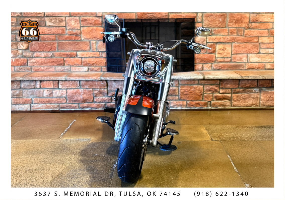 2019 Harley-Davidson Fat Boy 114 Scorched Orange/Black Denim - Photo 2