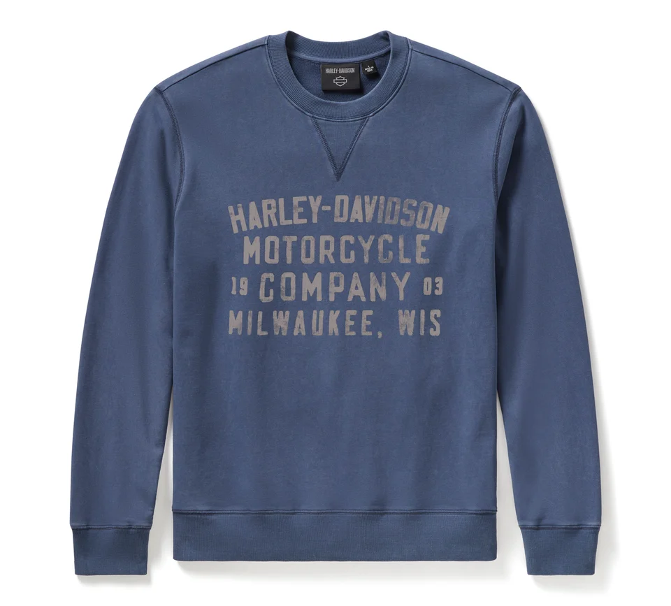 Men's H-D® Washed Crewneck