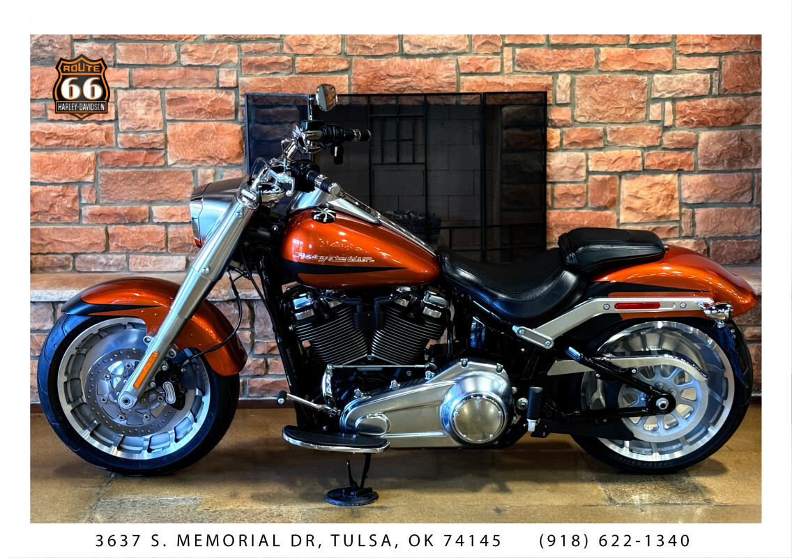 2019 Harley-Davidson Fat Boy 114 Scorched Orange/Black Denim - Photo 3