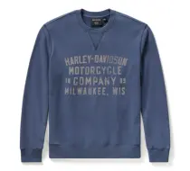 Men's H-D® Washed Crewneck