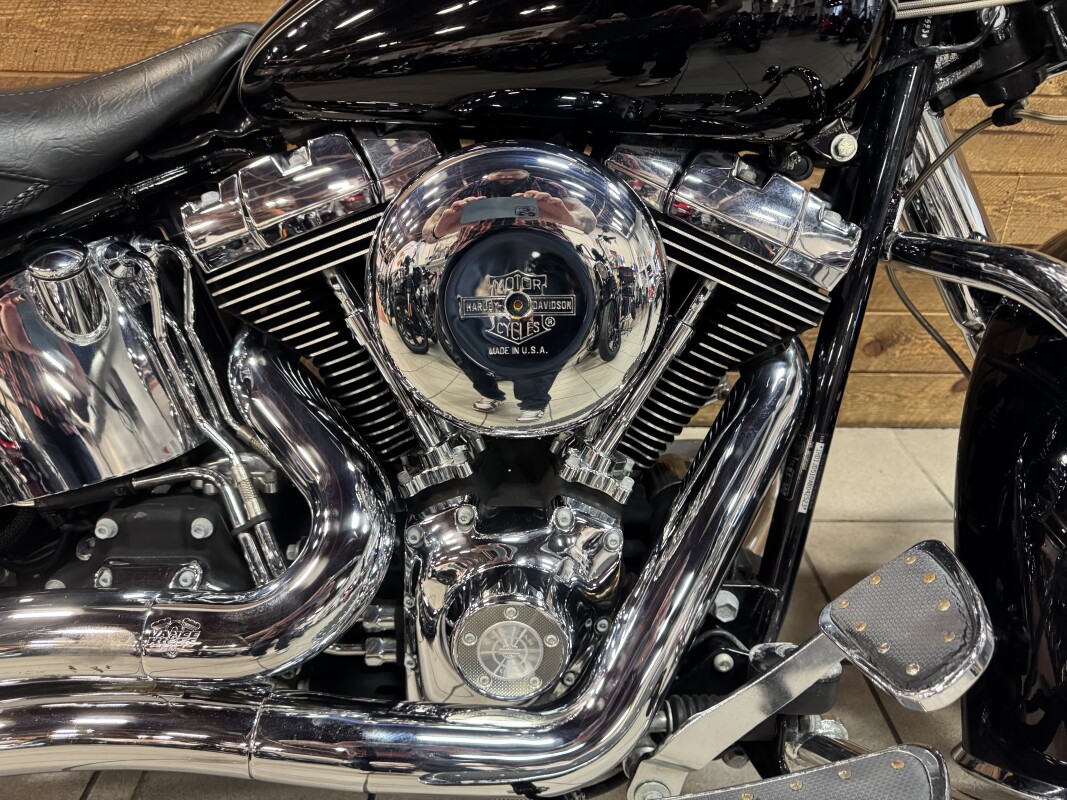 2010 HARLEY-DAVIDSON SOFTAIL DELUXE VIVID BLACK FLSTN - Photo 3