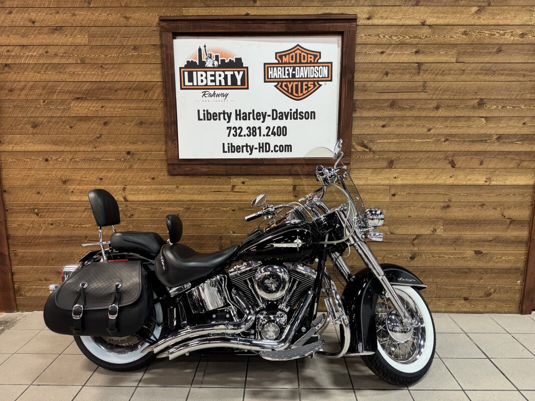 2010 HARLEY-DAVIDSON SOFTAIL DELUXE VIVID BLACK FLSTN
