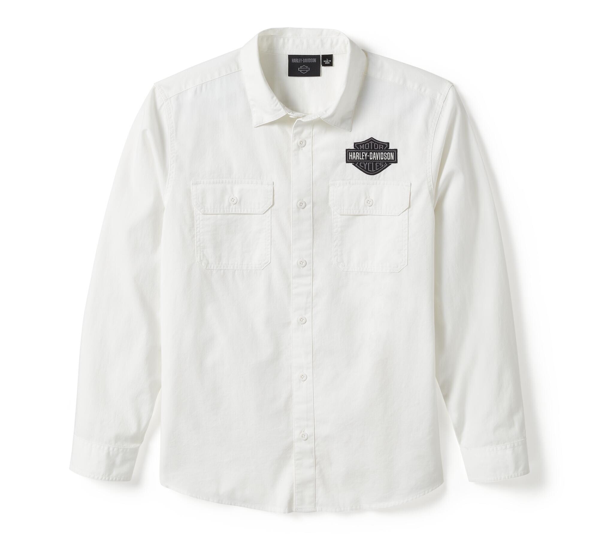 chinese dress ladies Harley-Davidson Women's Stretch Rayon Long Sleeve Button Shirt   GreatSouthernMotorcycles