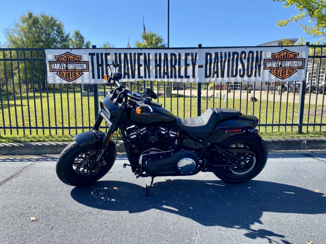 2018 Harley-Davidson Fat Bob Black Denim - Photo 2