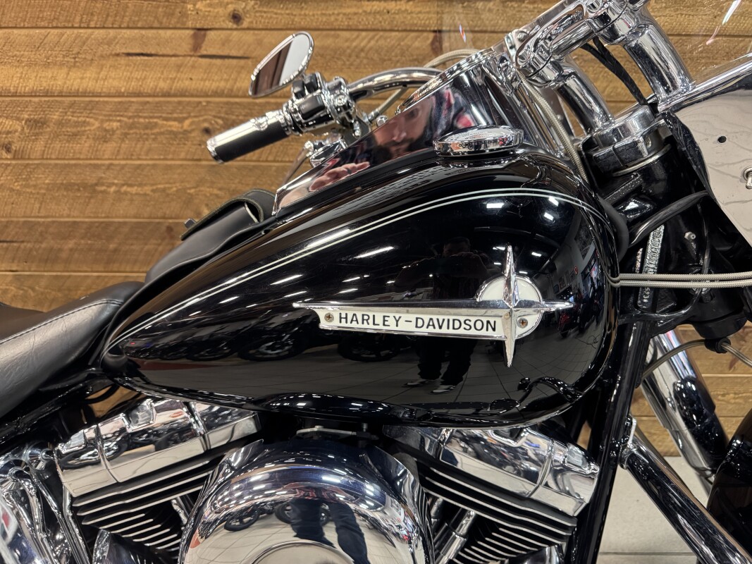 2010 HARLEY-DAVIDSON SOFTAIL DELUXE VIVID BLACK FLSTN - Photo 2