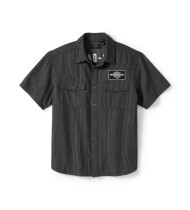Men's V-Twin Equipped Striped Mechanics Shirt