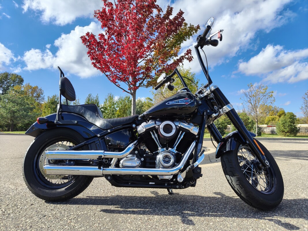 2020 Harley-Davidson Softail Slim Black Denim - Photo 6