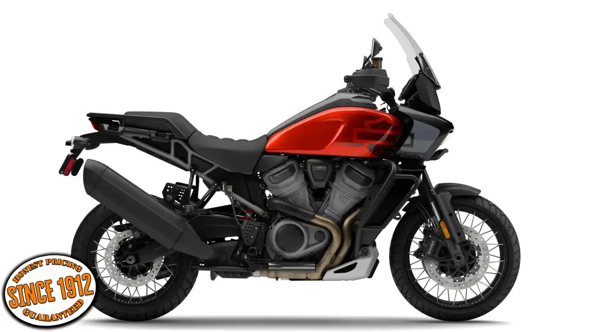 2025 Harley-Davidson® Pan America® 1250 Special Whiskey Fire / Raven Metallic w/Laced Wheels