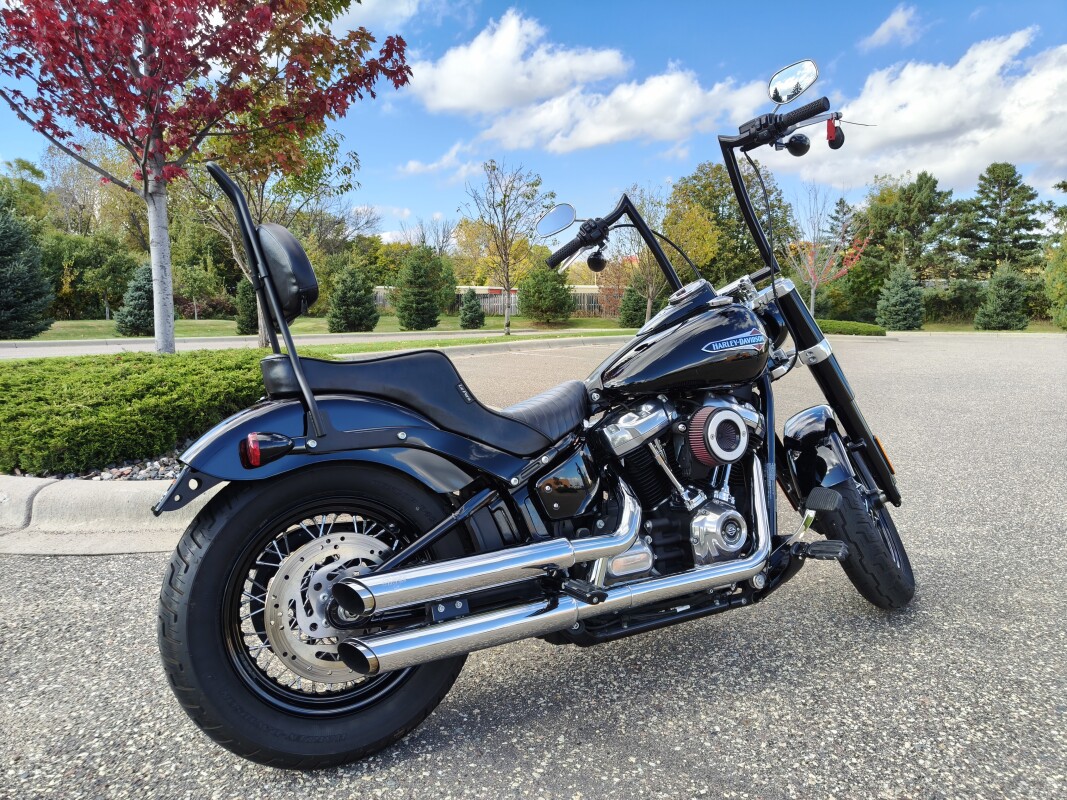 2020 Harley-Davidson Softail Slim Black Denim - Photo 7