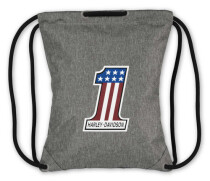 Harley-Davidson® Rugged High-Density Polyester Quick-Draw Backpack - Gray