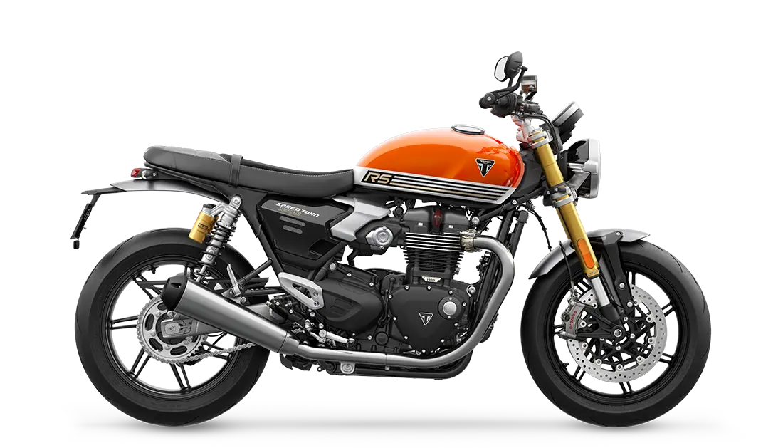 2025 Triumph Speed Twin 1200 RS - Baja Orange / Sapphire Black