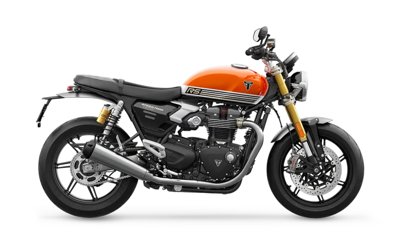 2025 Triumph Speed Twin 1200 RS - Baja Orange / Sapphire Black