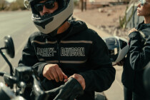 Men's H-D® Trenton Deflector 2.0 Hooded Riding Fleece - Harley Black