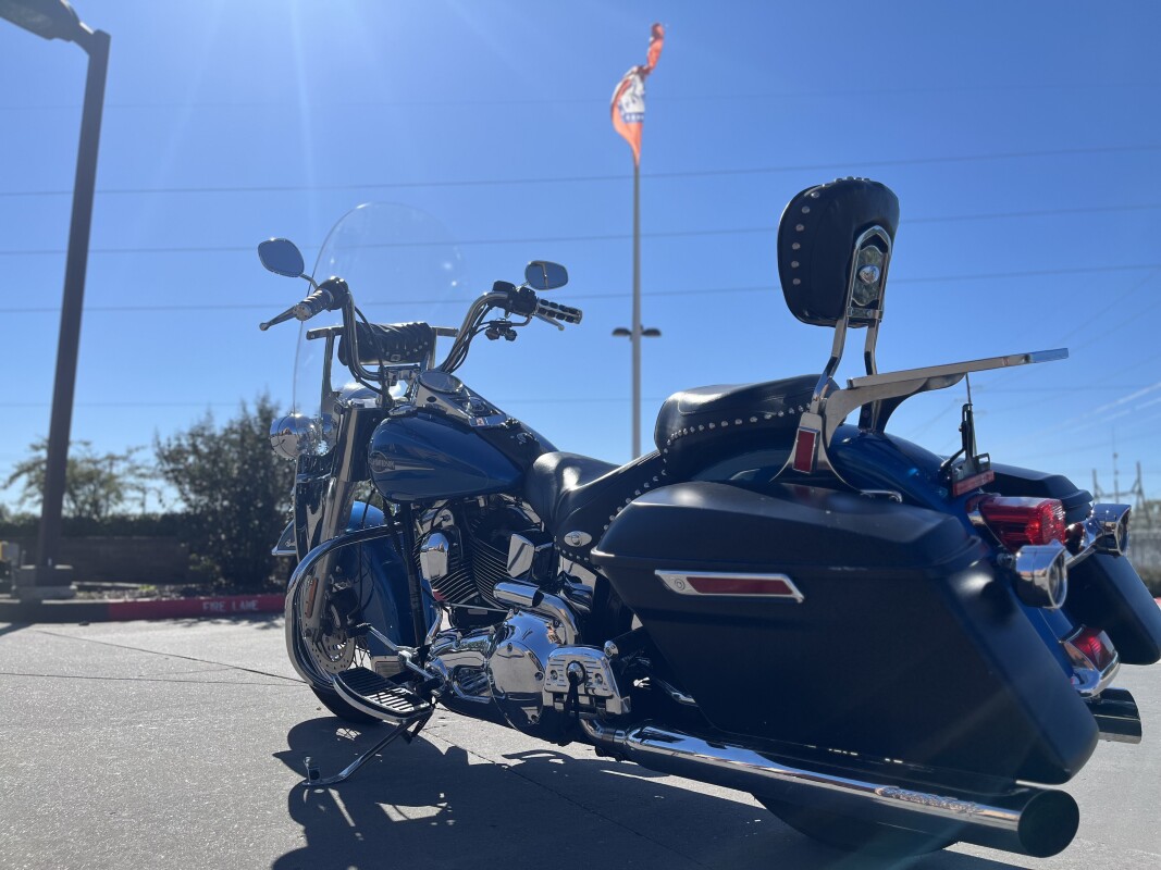 2005 Harley-Davidson Heritage Softail Classic FLSTCI BLUE SUNGLO 038614 - Photo 5