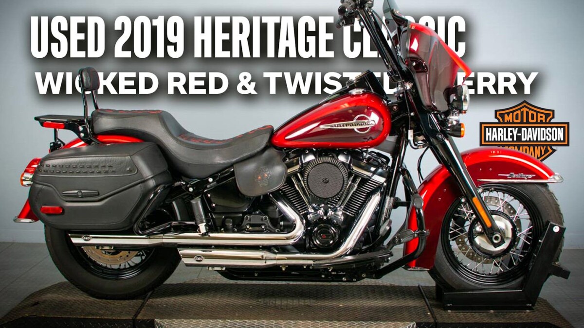 Used 2019 Wicked Red & Twisted Cherry Harley-Davidson® Softail