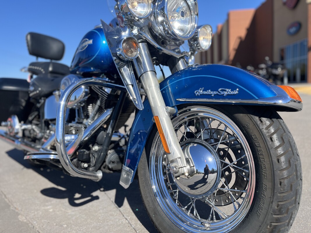 2005 Harley-Davidson Heritage Softail Classic FLSTCI BLUE SUNGLO 038614 - Photo 9