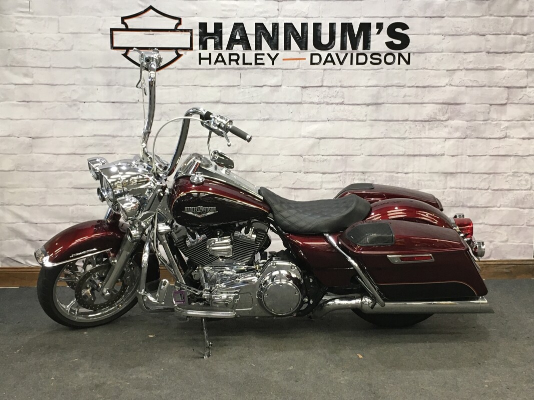 2015 Harley-Davidson Road King Classic Mys Red Sunglo/Blackened Cayenne Sunglo FLHR - Photo 6