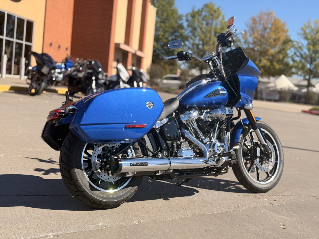 2025 Harley-Davidson Low Rider ST FXLRST Blue Burst W/ Thrashin’ Bars - Photo 3