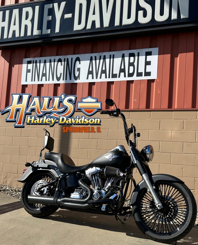 2011 Harley-Davidson Fat Boy Lo Black Denim