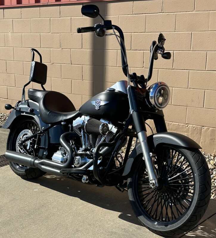 2011 Harley-Davidson Fat Boy Lo Black Denim - Photo 3