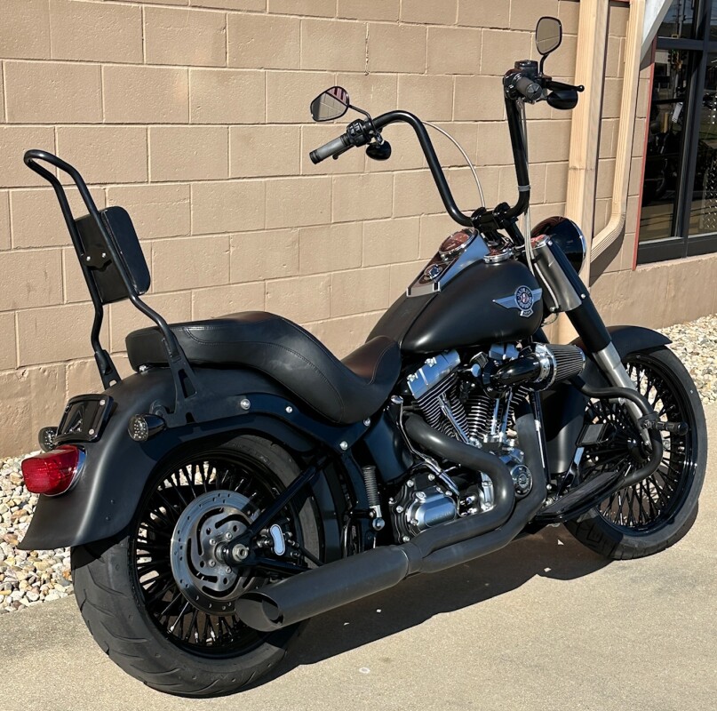 2011 Harley-Davidson Fat Boy Lo Black Denim - Photo 2