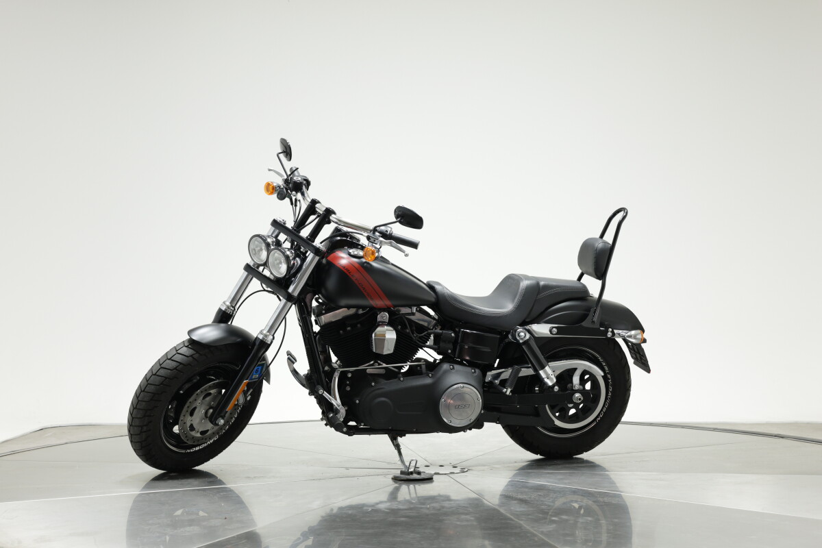 2015 HARLEY-DAVIDSON FXDF FAT BOB in Black Denim - Photo 8