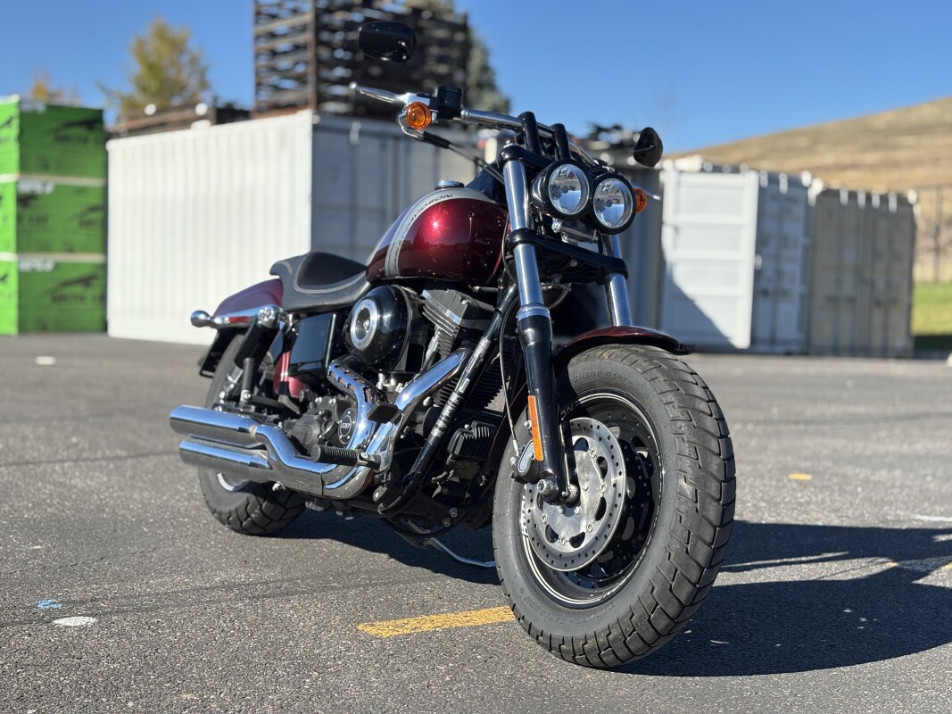 2015 Harley-Davidson Fat Bob Mysterious Red Sunglo - Photo 2