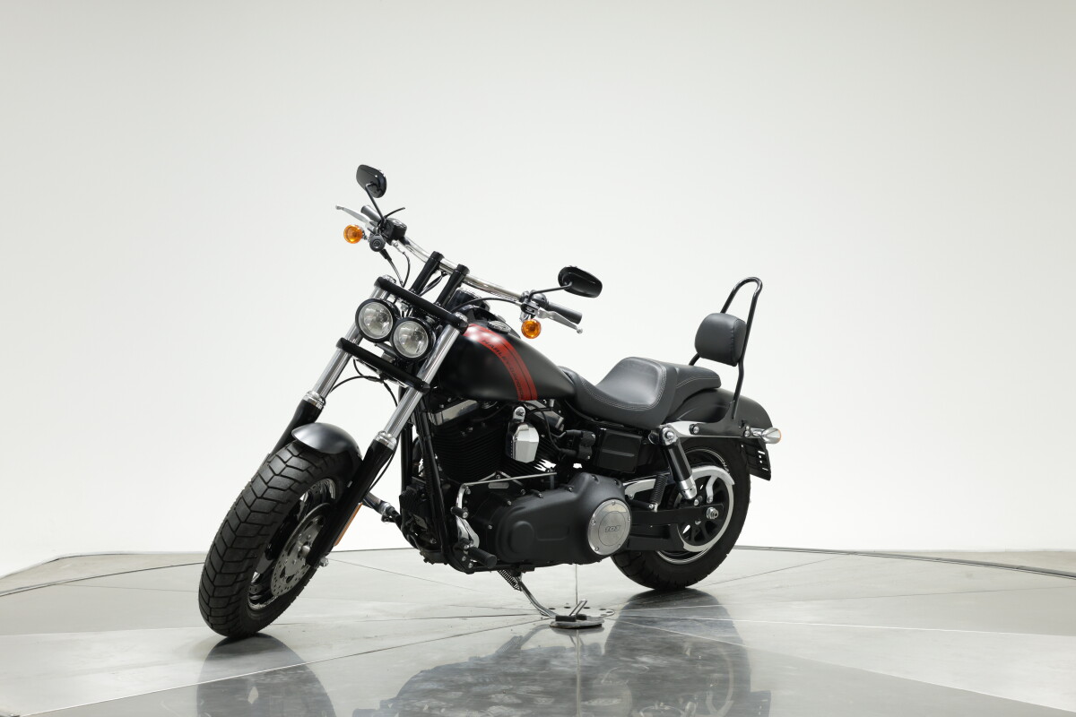 2015 HARLEY-DAVIDSON FXDF FAT BOB in Black Denim - Photo 7