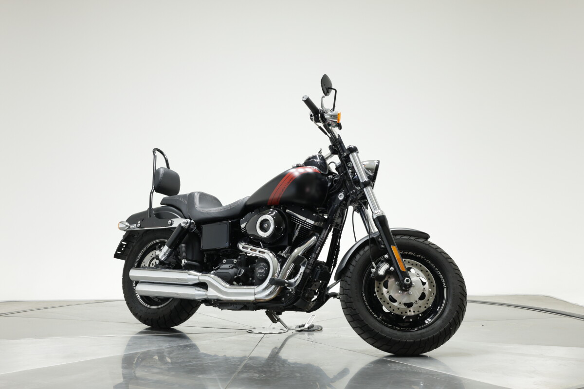 2015 HARLEY-DAVIDSON FXDF FAT BOB in Black Denim - Photo 3