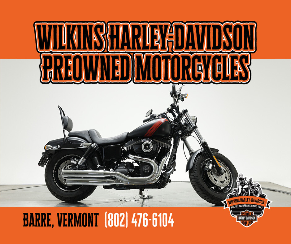 2015 HARLEY-DAVIDSON FXDF FAT BOB in Black Denim - Photo 2