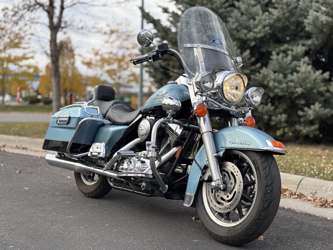 2007 Harley-Davidson Road King Suede Blue Pearl - Photo 2