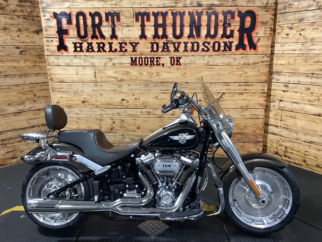 Harley-Davidson Fat Boy 114 2020 FLFBS River Rock Gray/Vivid Black