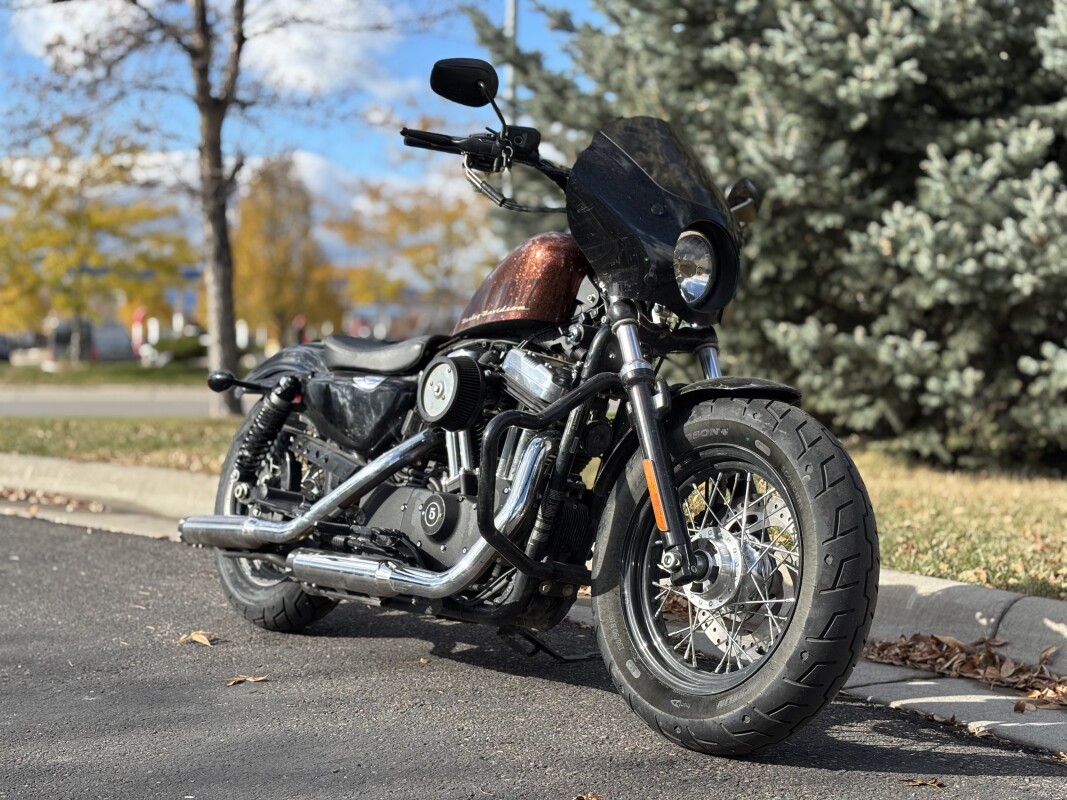 2014 Harley-Davidson Forty-Eight Hard Candy Volcanic Orange Flake - Photo 2