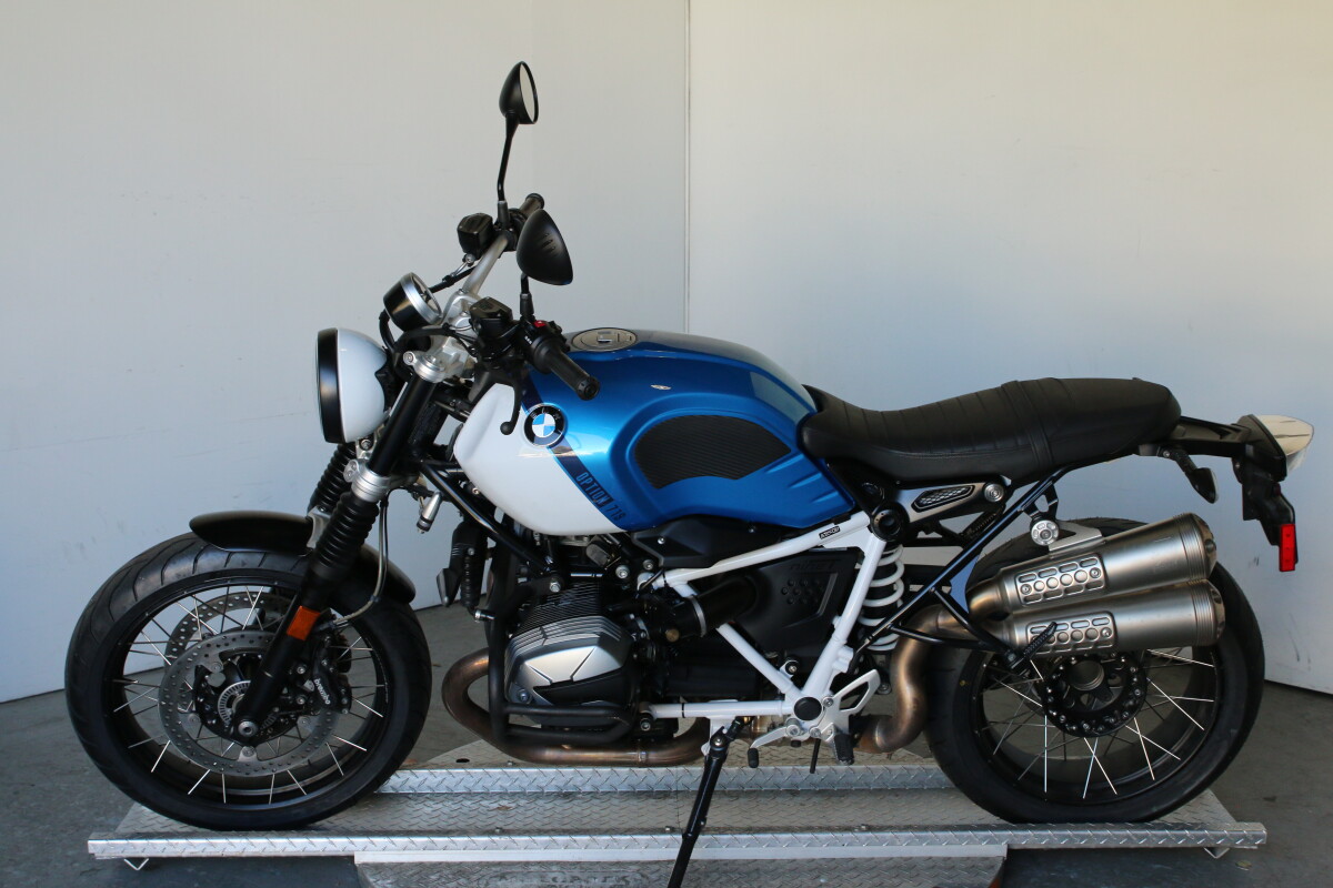 2021 BMW Motorrad R nineT Scrambler Option 719 Cosmic Blue Metallic / Light White - Photo 5