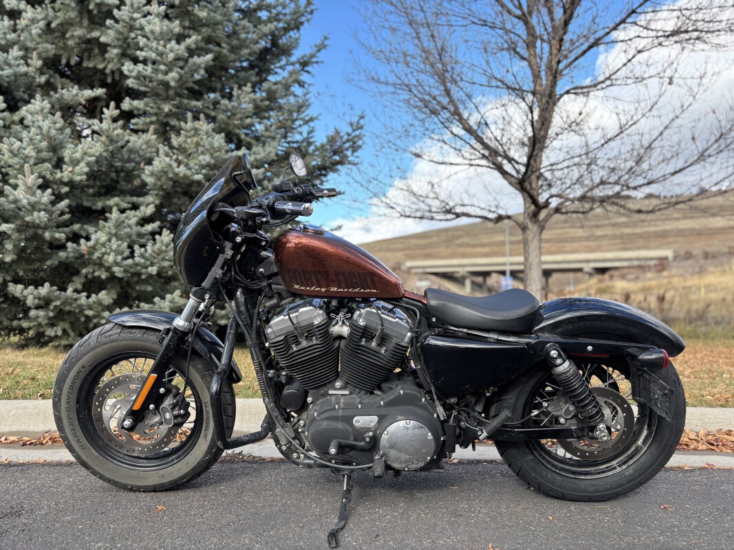 2014 Harley-Davidson Forty-Eight Hard Candy Volcanic Orange Flake - Photo 4