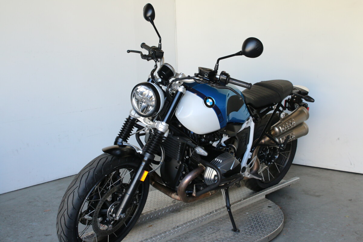2021 BMW Motorrad R nineT Scrambler Option 719 Cosmic Blue Metallic / Light White - Photo 7