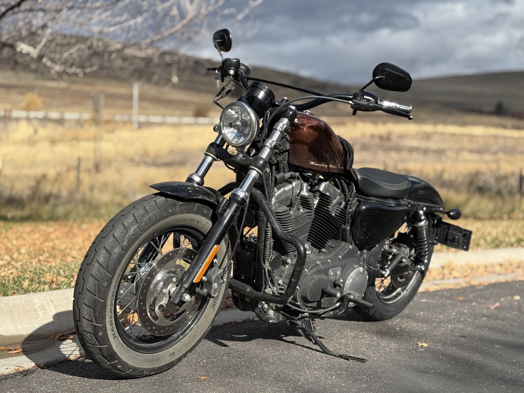 2014 Harley-Davidson Forty-Eight Hard Candy Volcanic Orange Flake - Photo 7