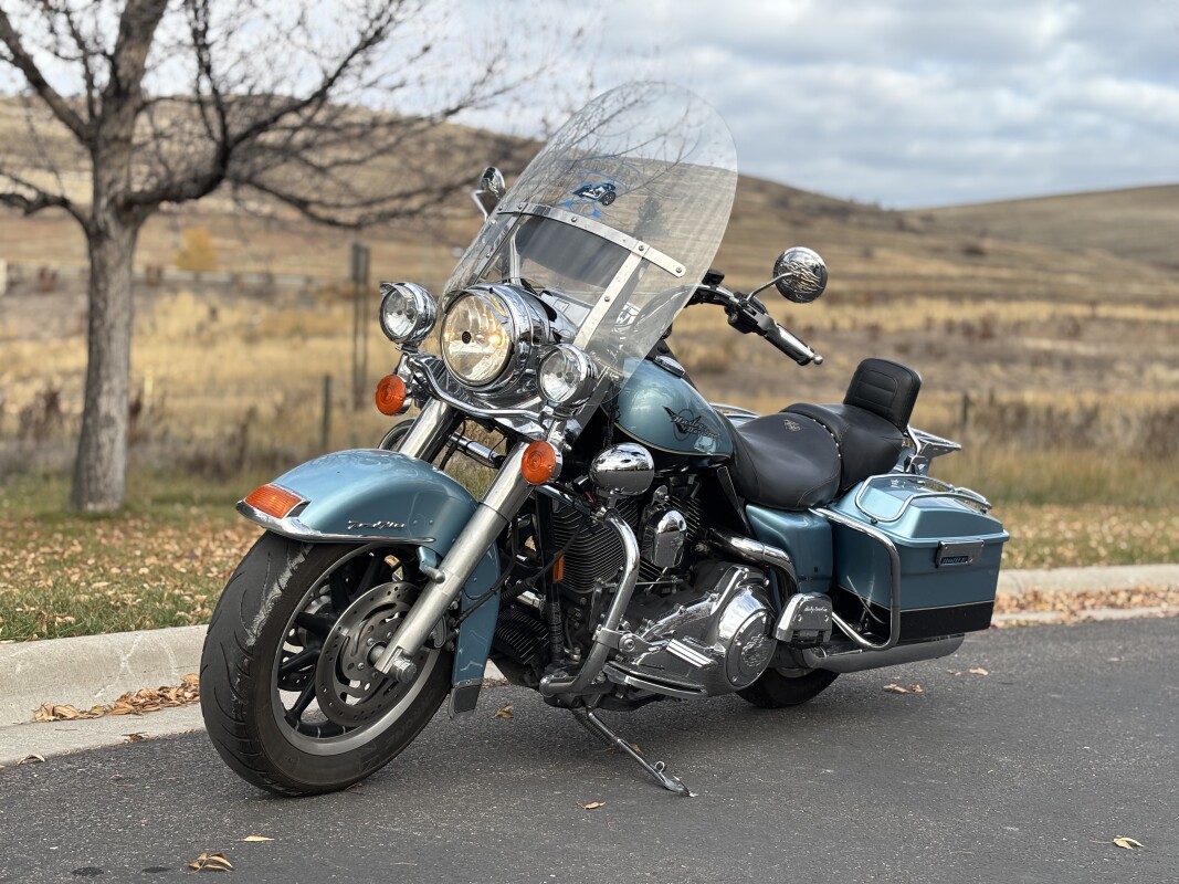 2007 Harley-Davidson Road King Suede Blue Pearl - Photo 5