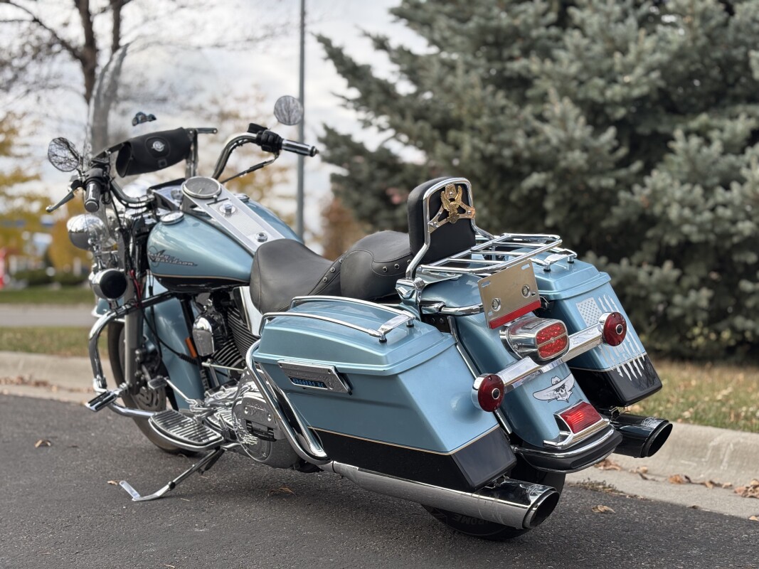 2007 Harley-Davidson Road King Suede Blue Pearl - Photo 6