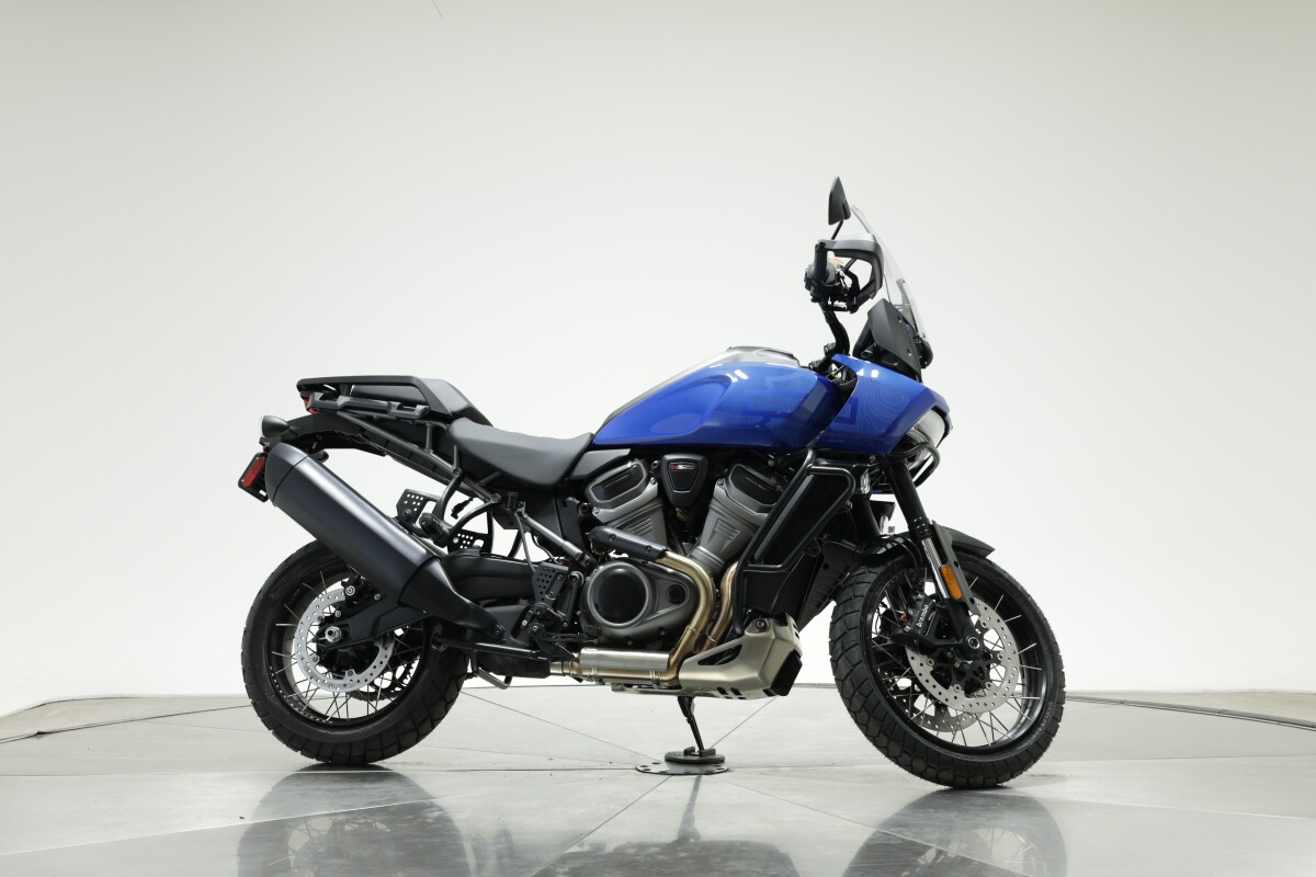 2025 Harley-Davidson RA1250S Pan America Special in Blue Burst with 10 miles