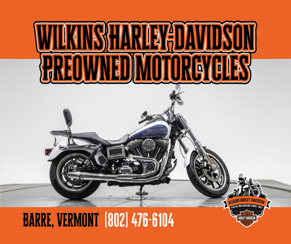 2015 Harley-Davidson FXDL Dyna Low Rider in White Hot and Blue Hot Pearl with 8,240 Miles - Photo 3
