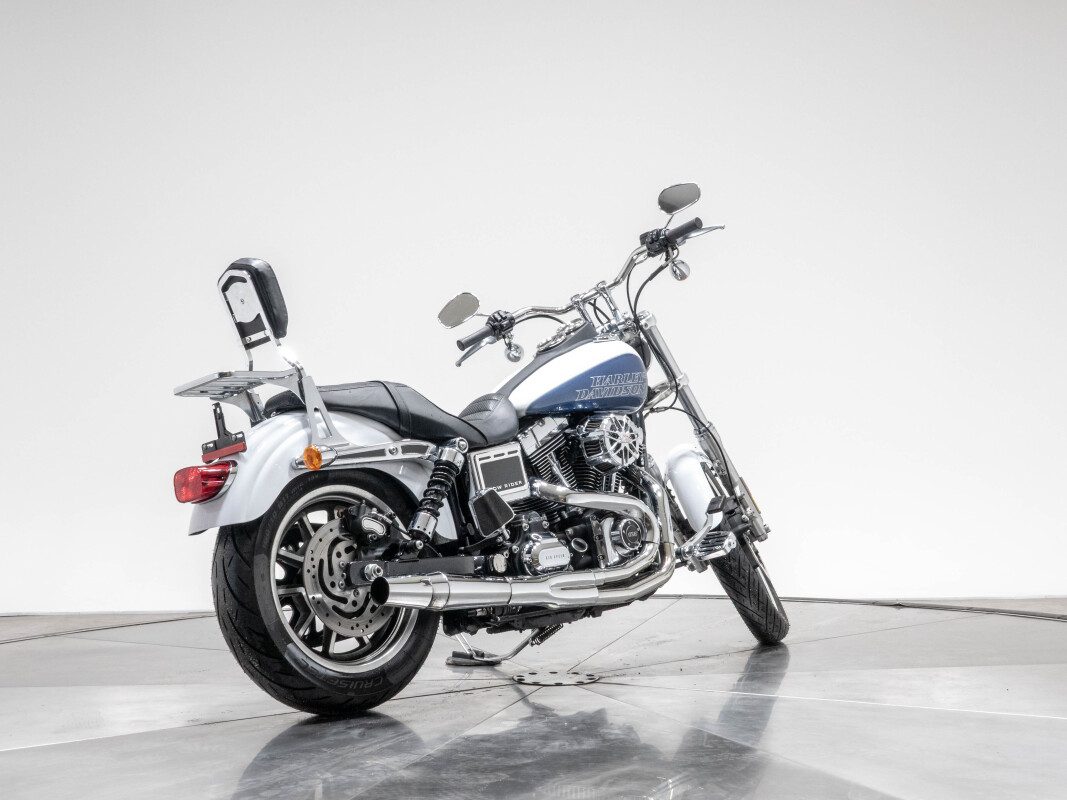 2015 Harley-Davidson FXDL Dyna Low Rider in White Hot and Blue Hot Pearl with 8,240 Miles - Photo 7