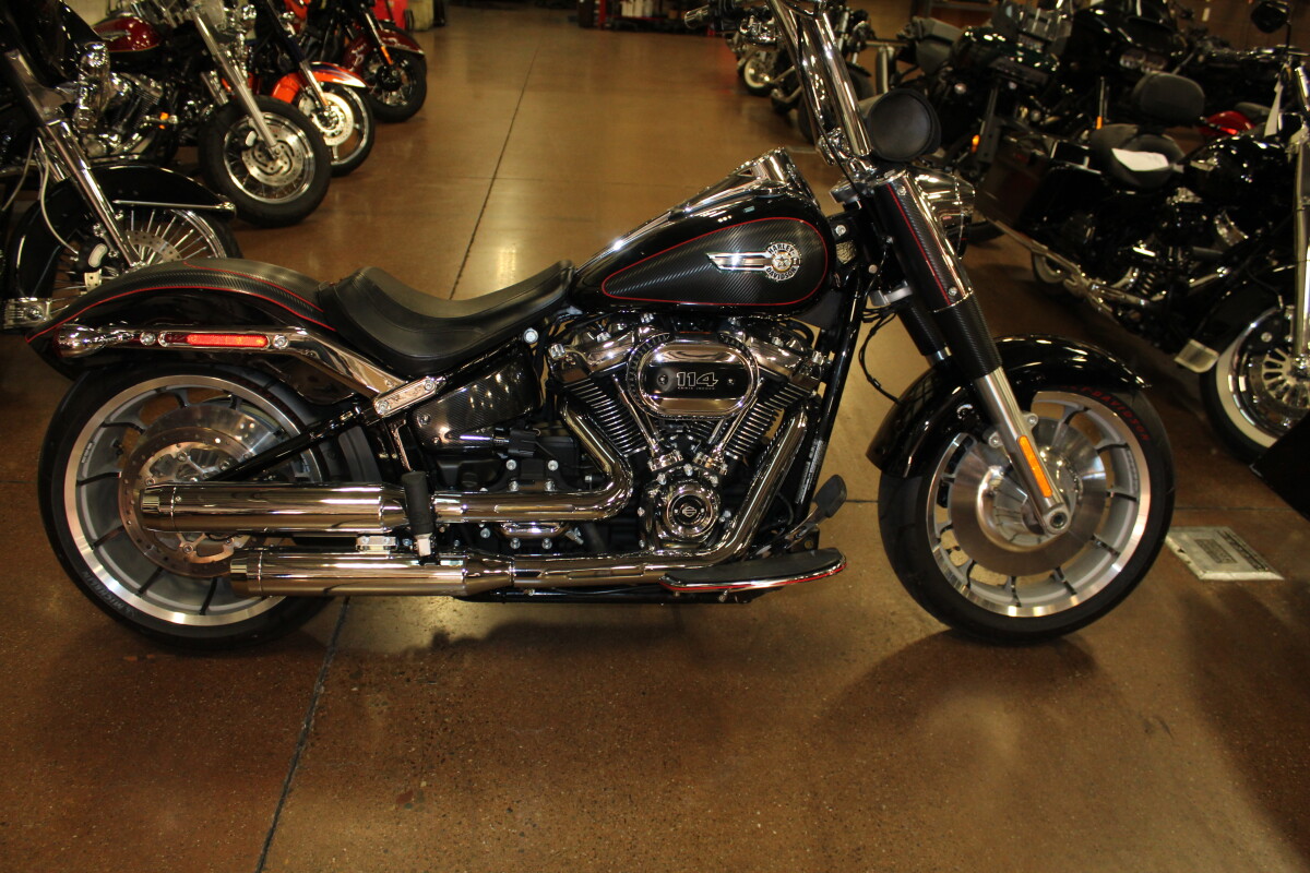 Harley-Davidson Fat Boy 114 2023 FLFBS 069191T BLACK W/ PINSTRIPE