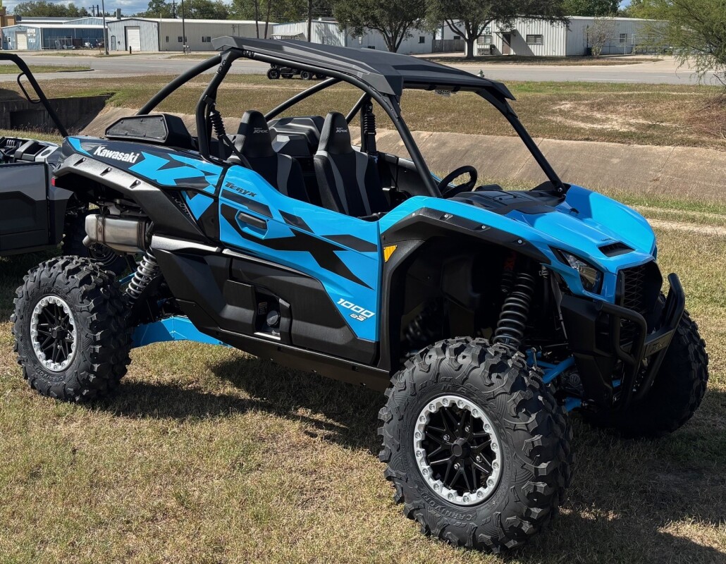 2026 Kawasaki Teryx KRX 1000 eS Sky Blue / Super Black - Photo 2