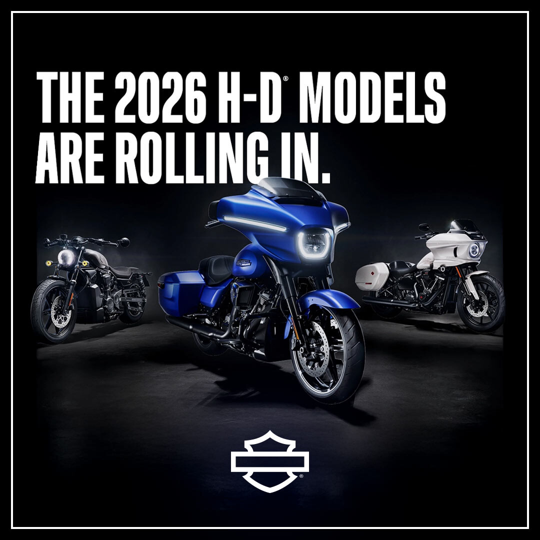 2026 Harley-Davidson motorcycles available soon near you